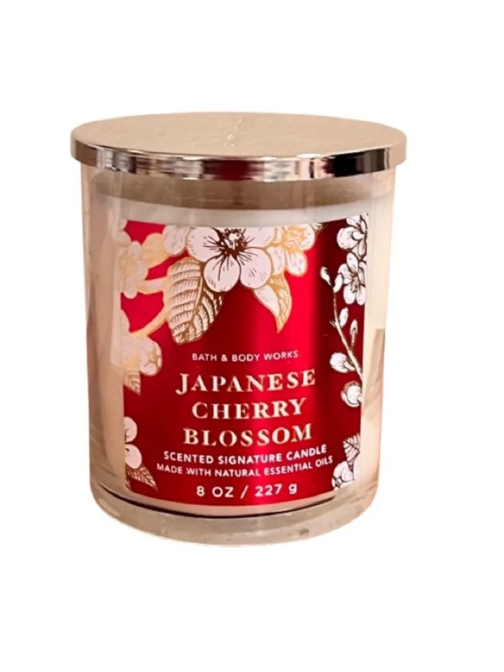 🆕- Bath & Bodyworks Japanese Cherry Blossom Single Wick Candle